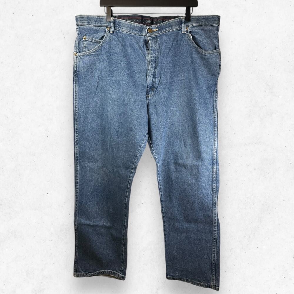 Rustler and Wrangler 2 Work Jeans Men's 42x30 Fair Condition